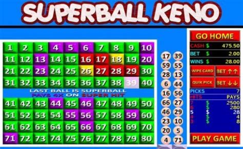  play superball keno online